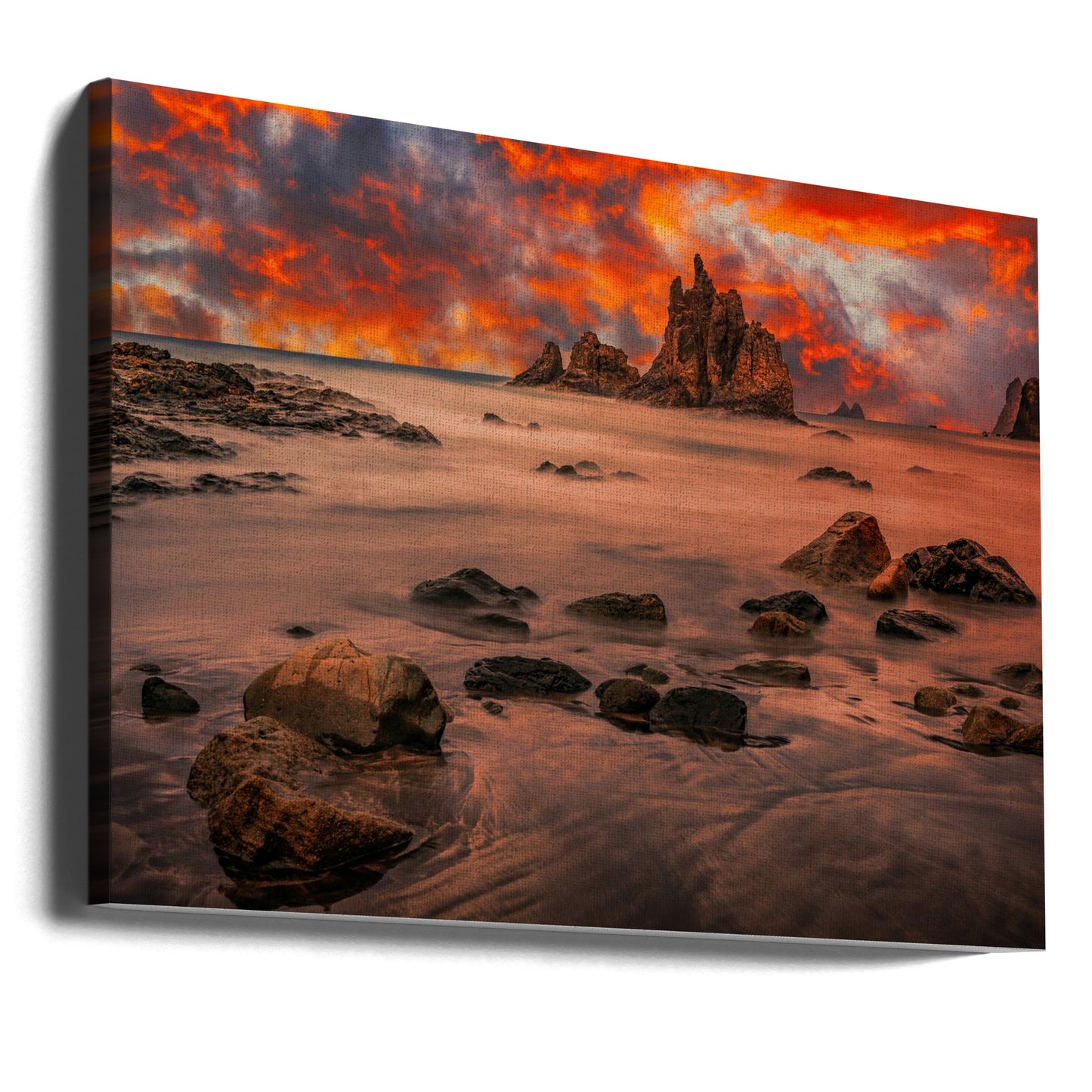 Coucher de soleil aux Canaries | Tableaux sur Toile