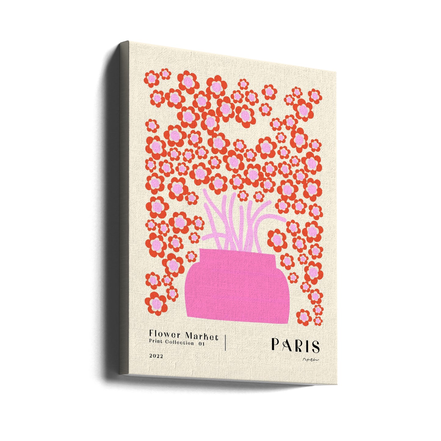 Blumenmarkt. Paris | Leinwand-Bilder