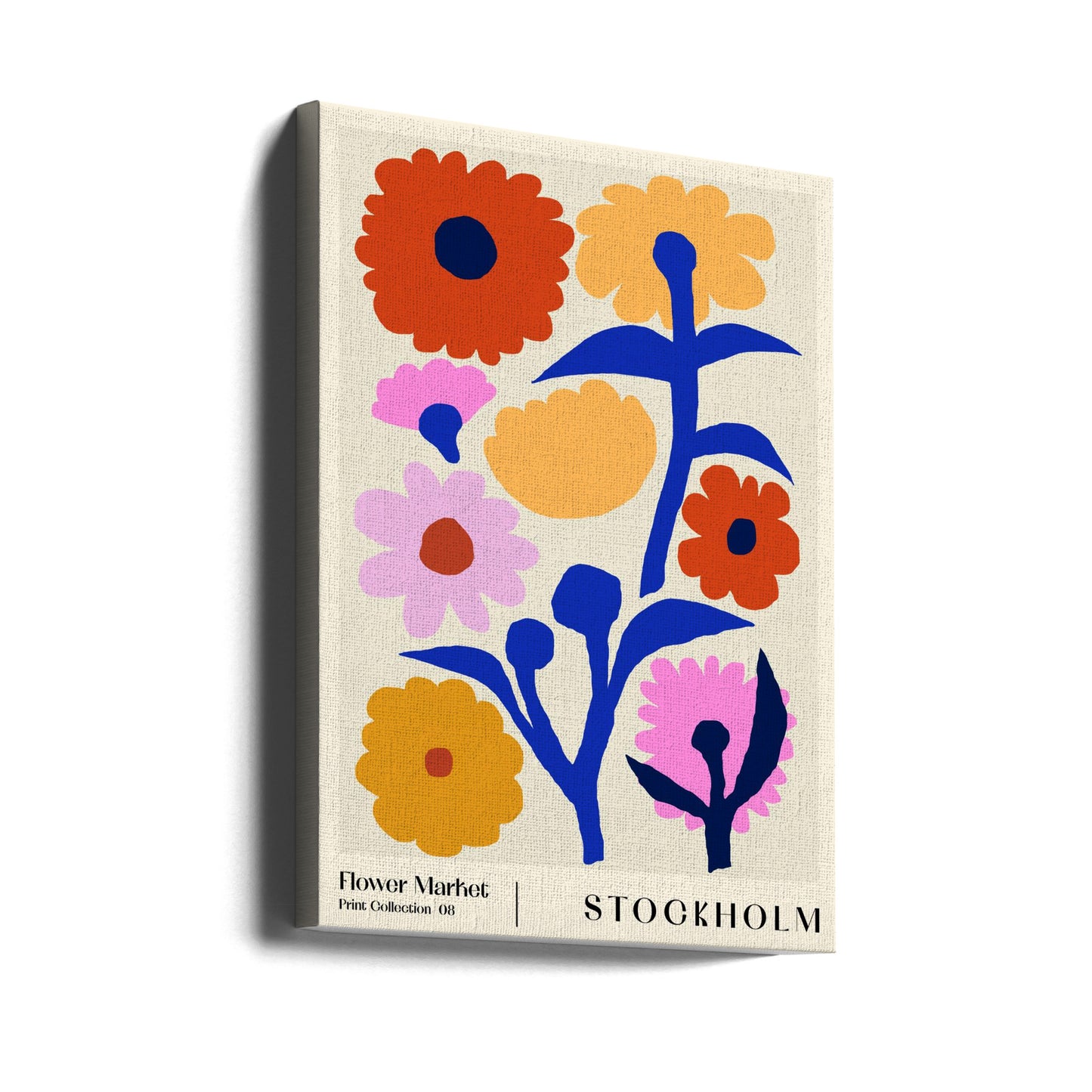 Blumenmarkt. Stockholm | Leinwand-Bilder