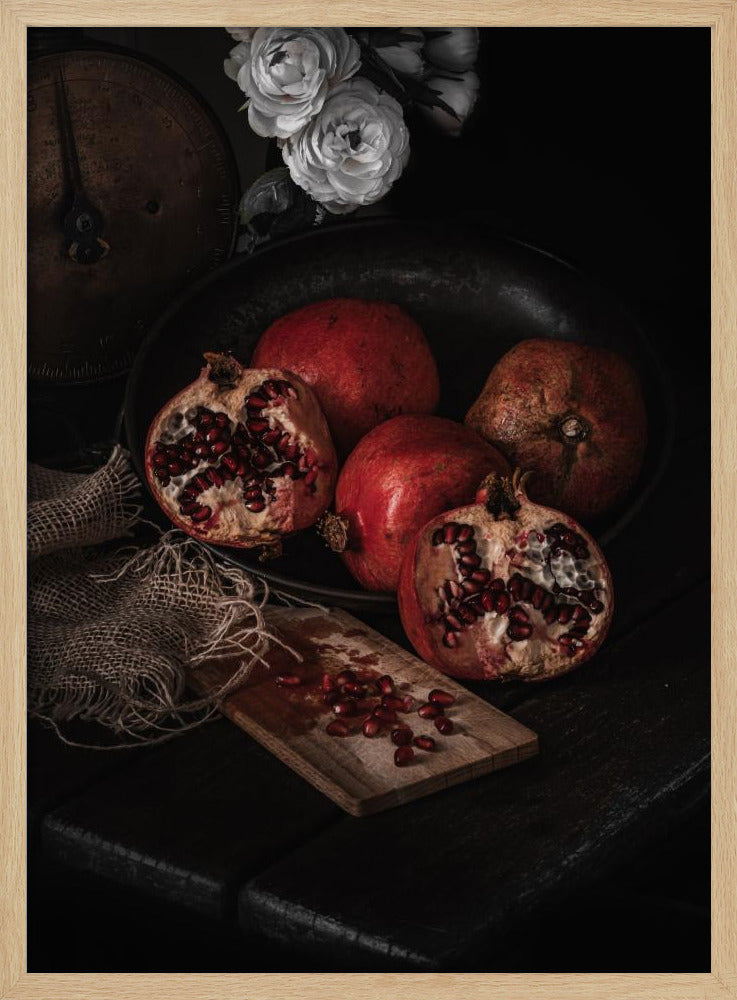 .. Granatäpfel ... | Poster - Kunstdruck