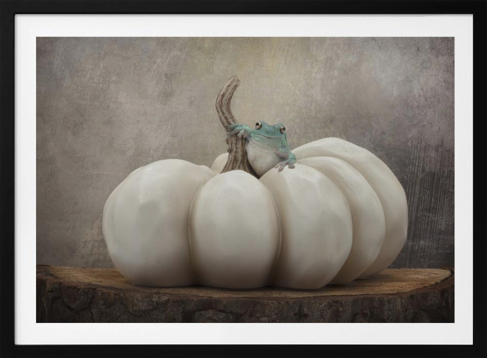Herbstsaison mit Bleu | Poster - Kunstdruck