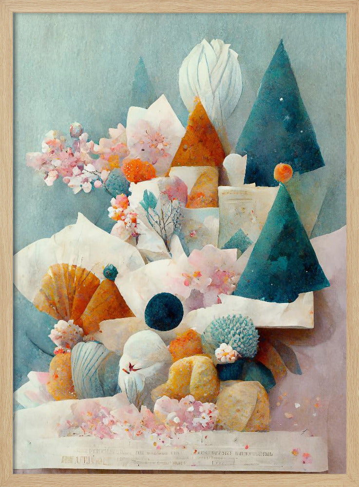 Wunderliche Blütenlandschaft | Poster