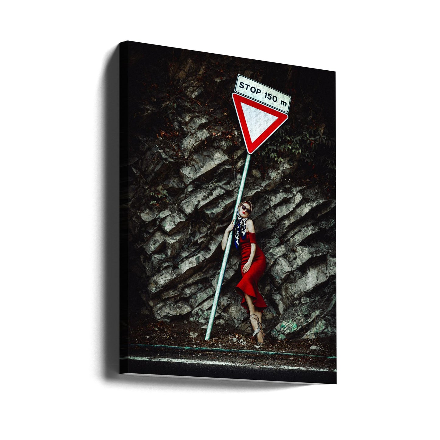 Red Elegance Halt | Leinwand-Bilder