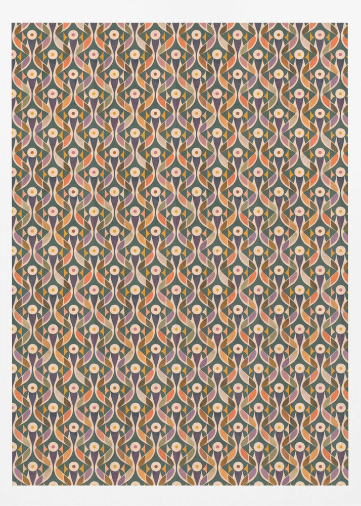 Geometrische Blüte | Poster