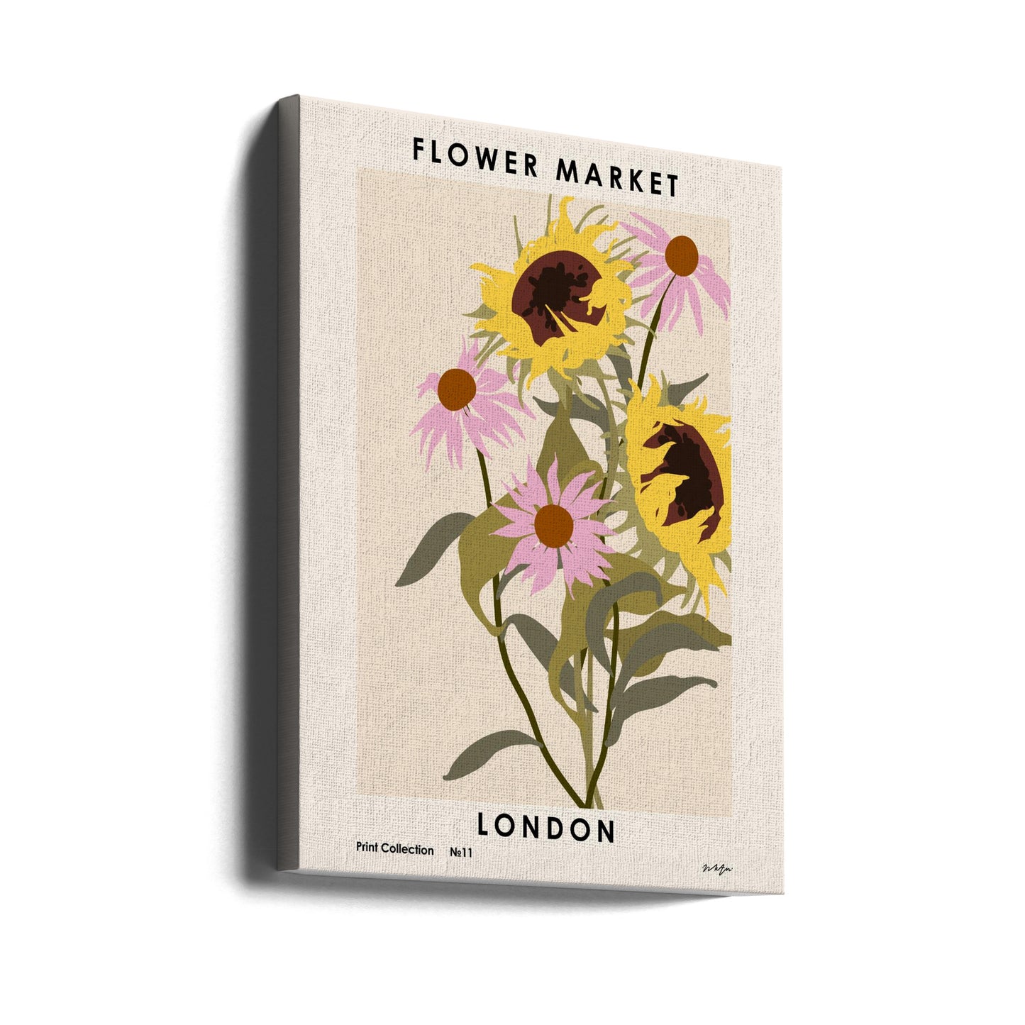 Kukkamarkkinat. Lontoo | Canvastaulut