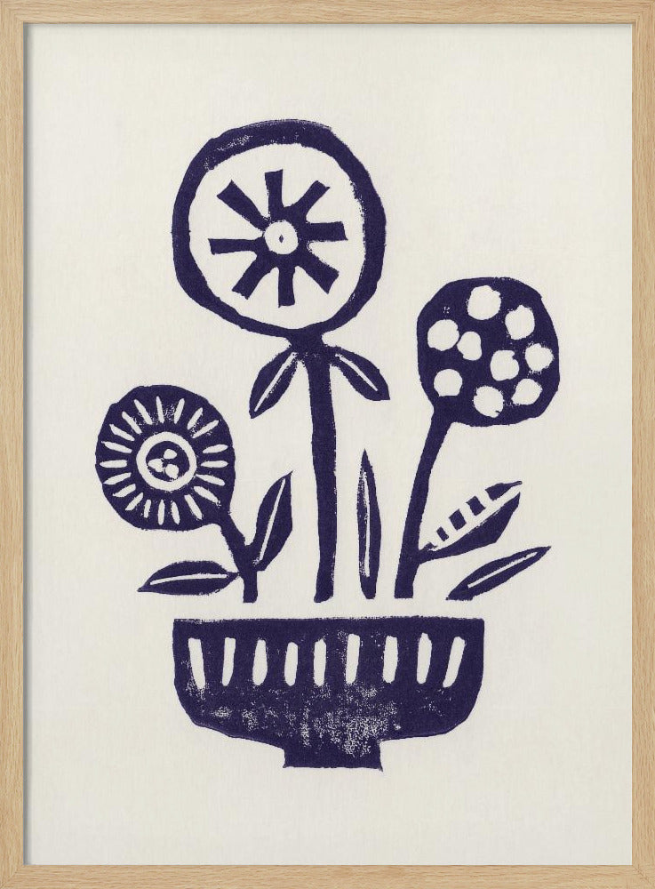 Einheimische Blumen | Poster - Kunstdruck