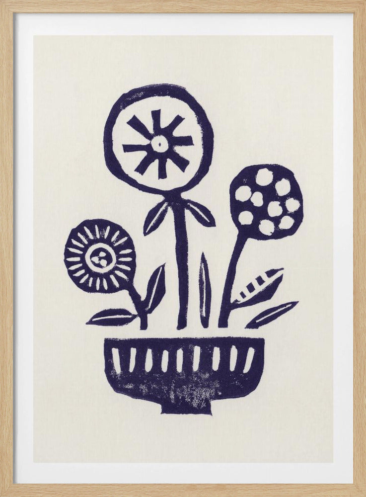 Einheimische Blumen | Poster - Kunstdruck