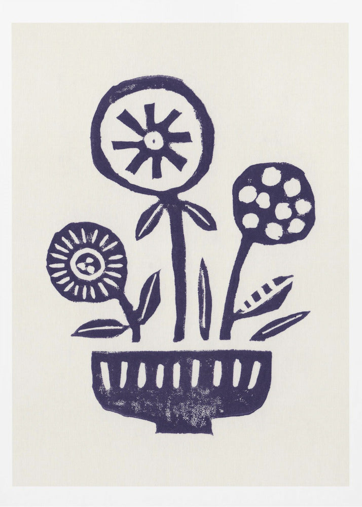 Einheimische Blumen | Poster - Kunstdruck