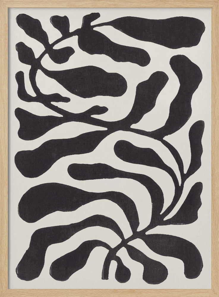 Pianta dalle cento foglie n. 21 / Stampa su linoleum | Poster - Stampe d’Arte