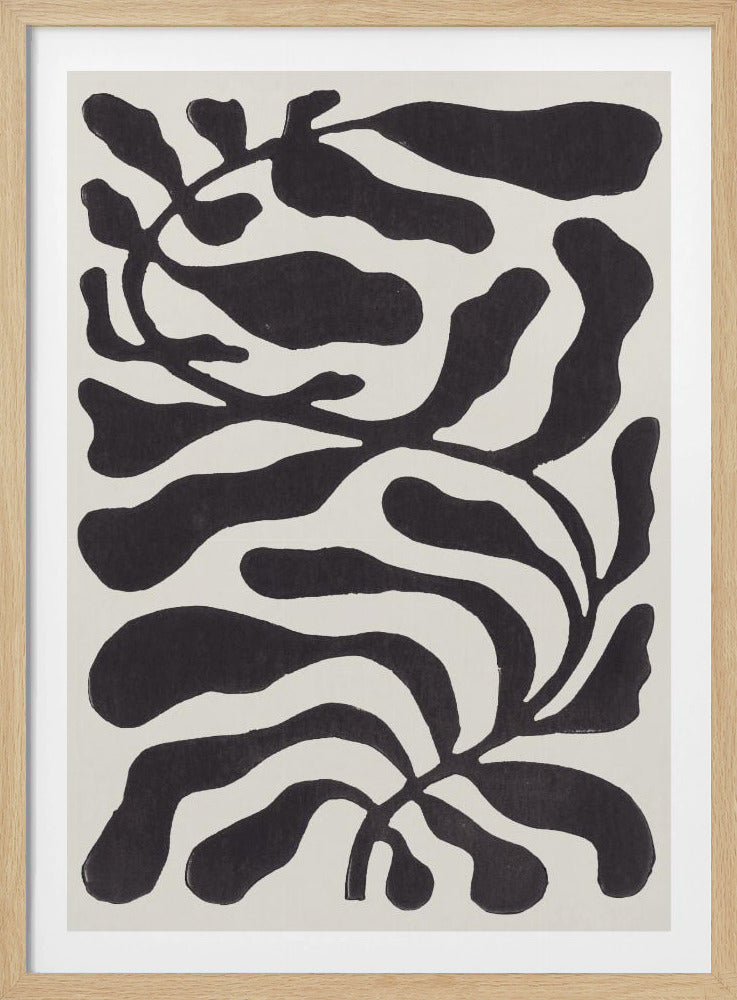 Pianta dalle cento foglie n. 21 / Stampa su linoleum | Poster - Stampe d’Arte