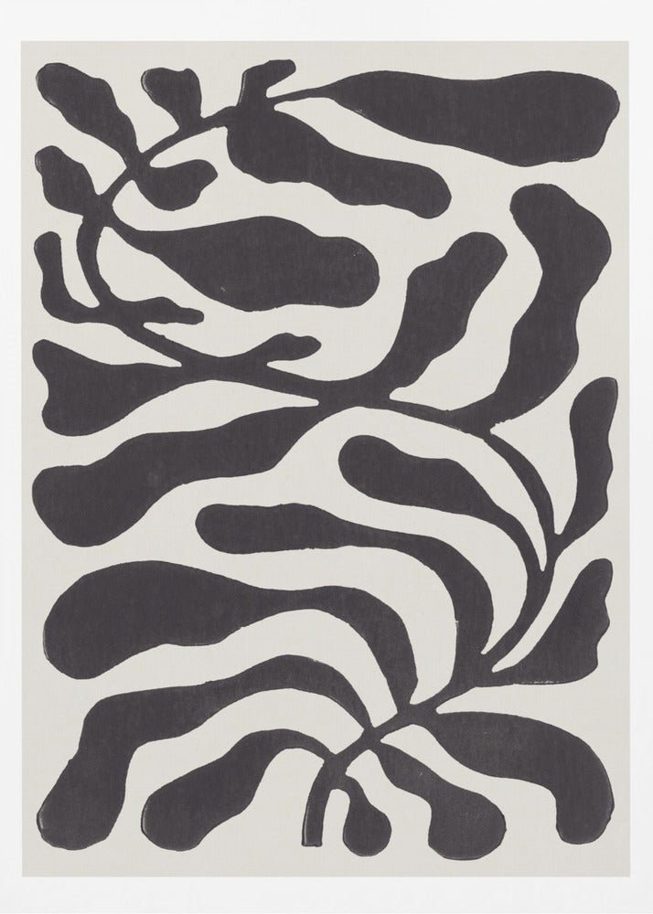 Pianta dalle cento foglie n. 21 / Stampa su linoleum | Poster - Stampe d’Arte