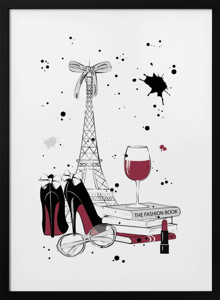 Schicke Pariser Nacht | Poster