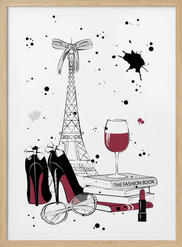 Schicke Pariser Nacht | Poster