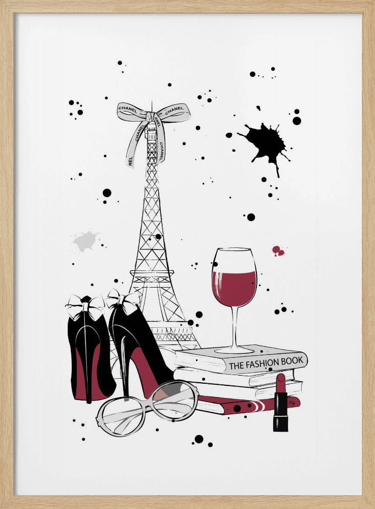 Schicke Pariser Nacht | Poster