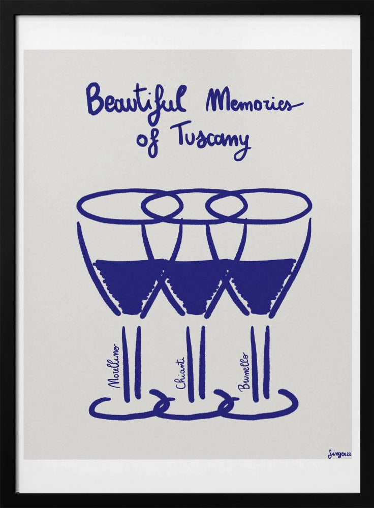 Il vino | Poster