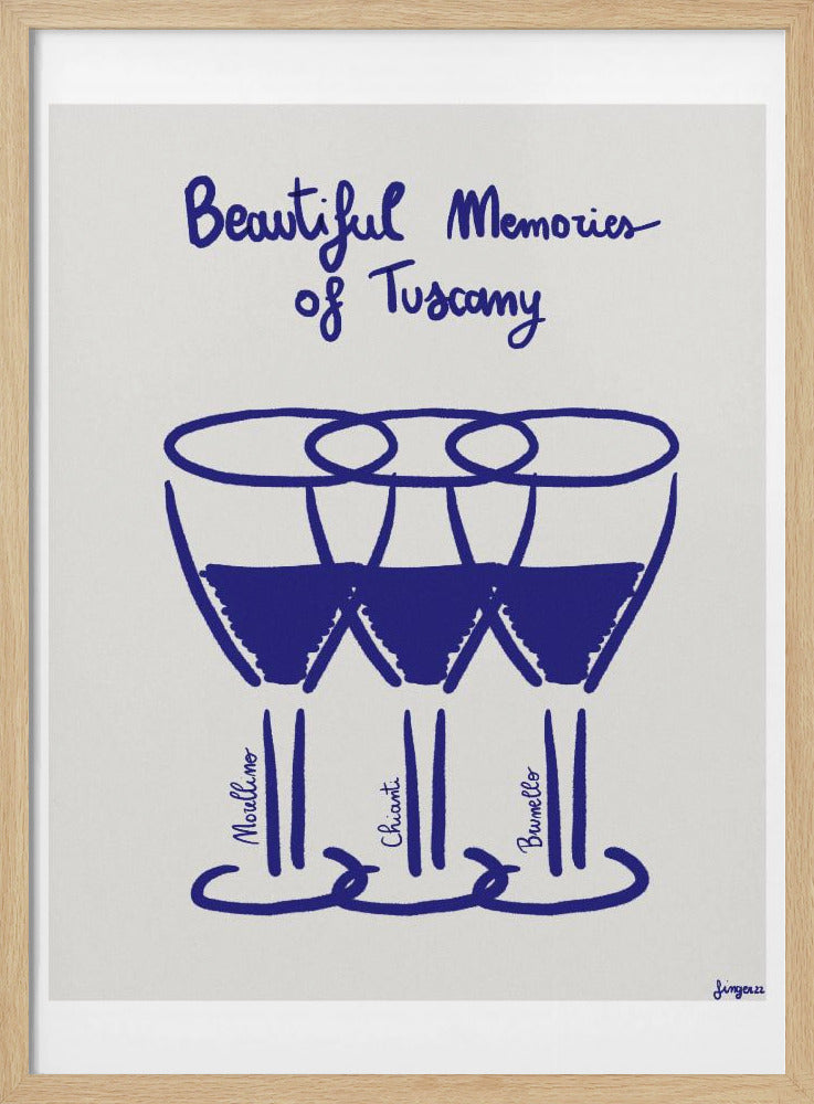 Il vino | Poster