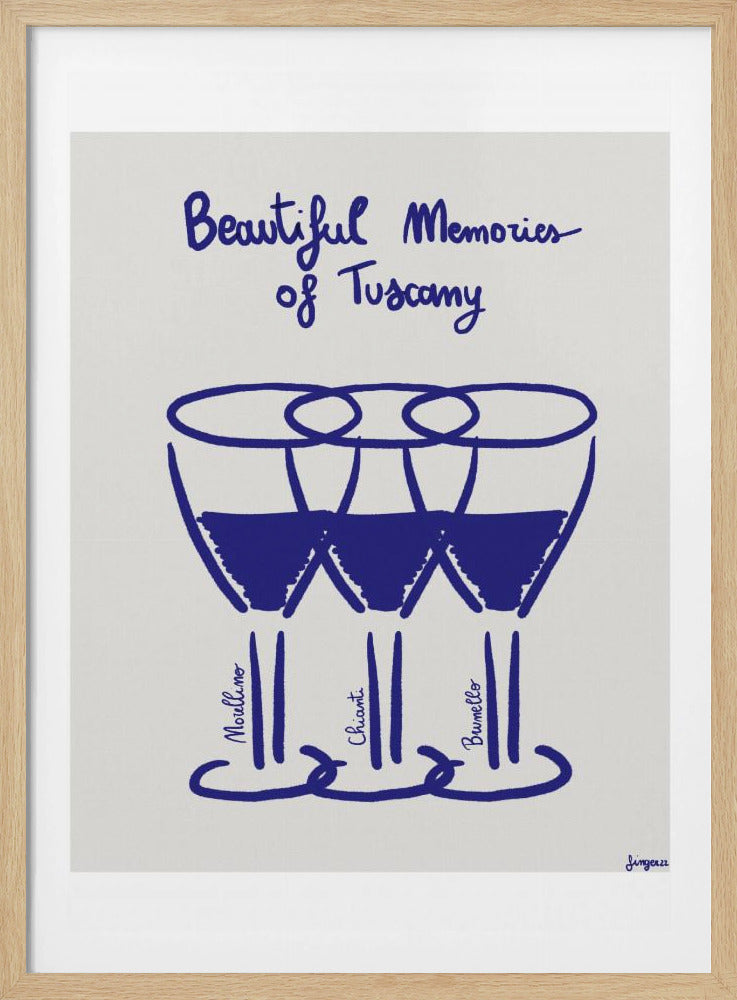 Il vino | Poster
