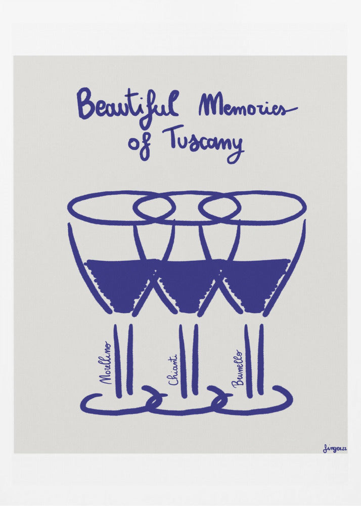 Il vino | Poster