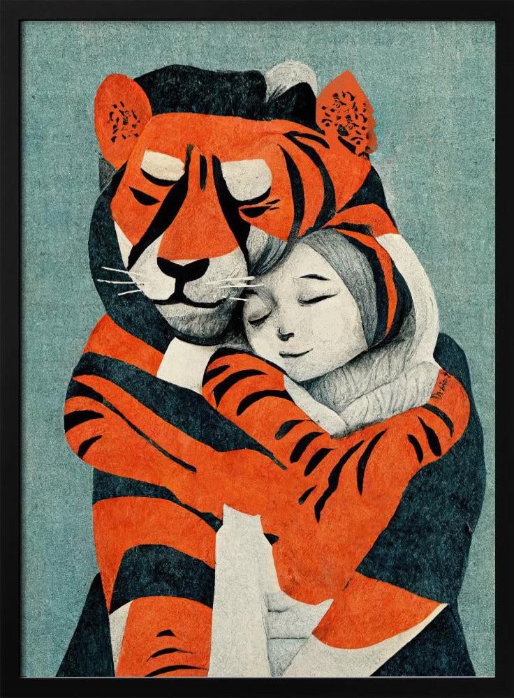 Tigerumarmung | Poster