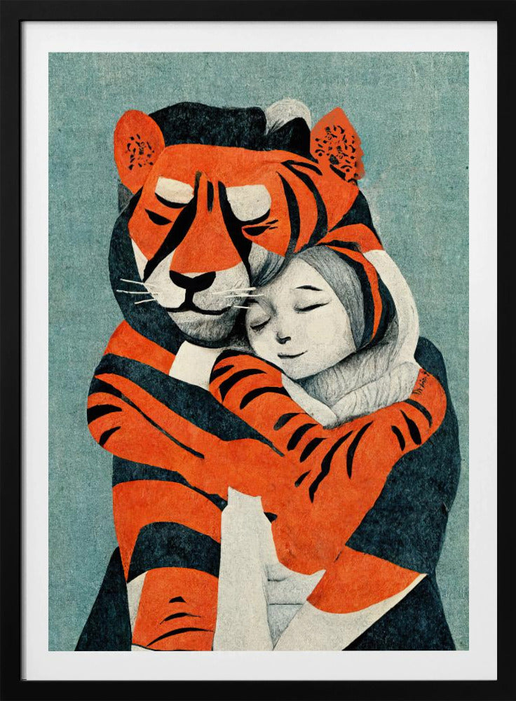 Tigerumarmung | Poster