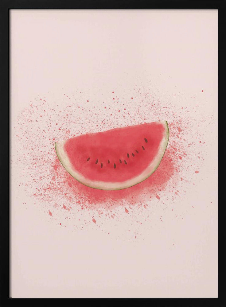 Wassermelonenspritzer | Poster - Kunstdruck
