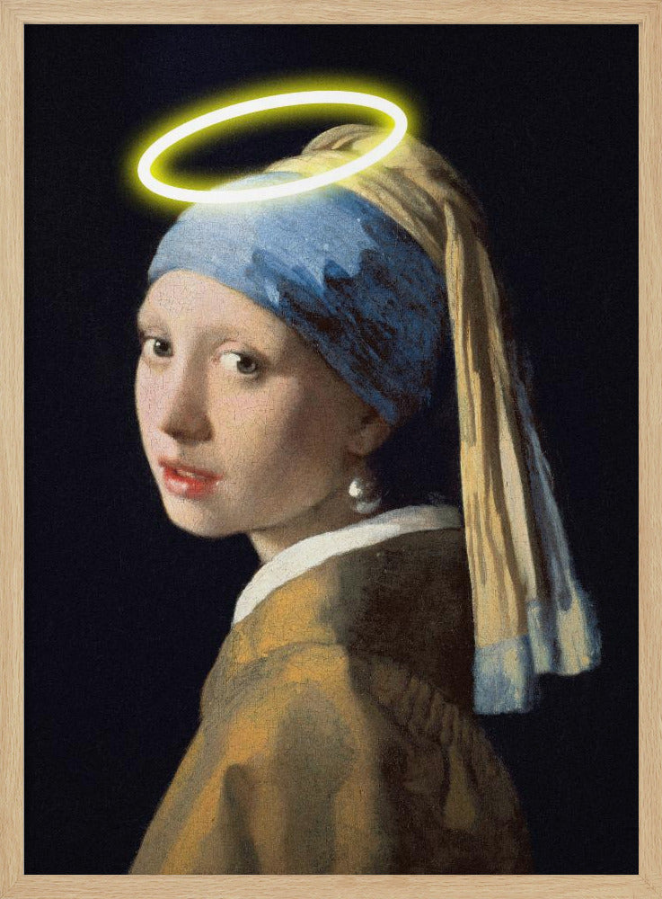 Chica con halo | Posters  - Impresiones de Arte