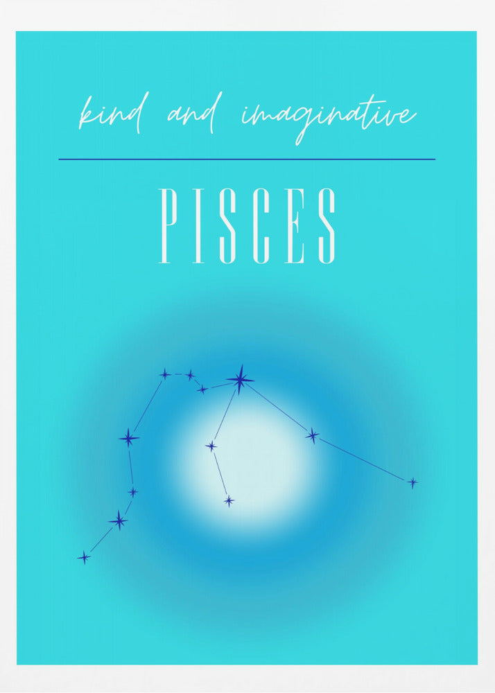 Fische Sternzeichen Poster