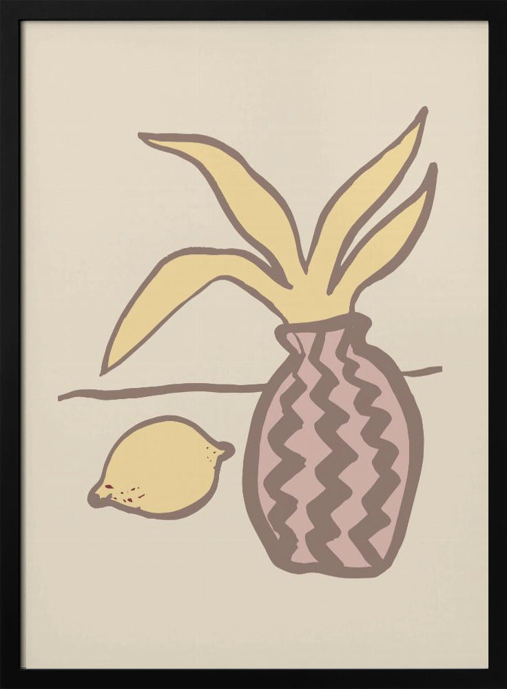 Zitrone | Poster - Kunstdruck