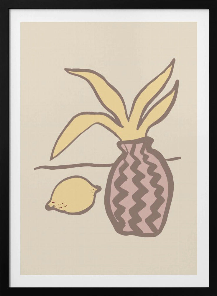 Zitrone | Poster - Kunstdruck