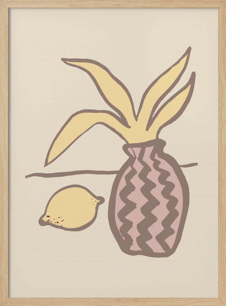 Zitrone | Poster - Kunstdruck