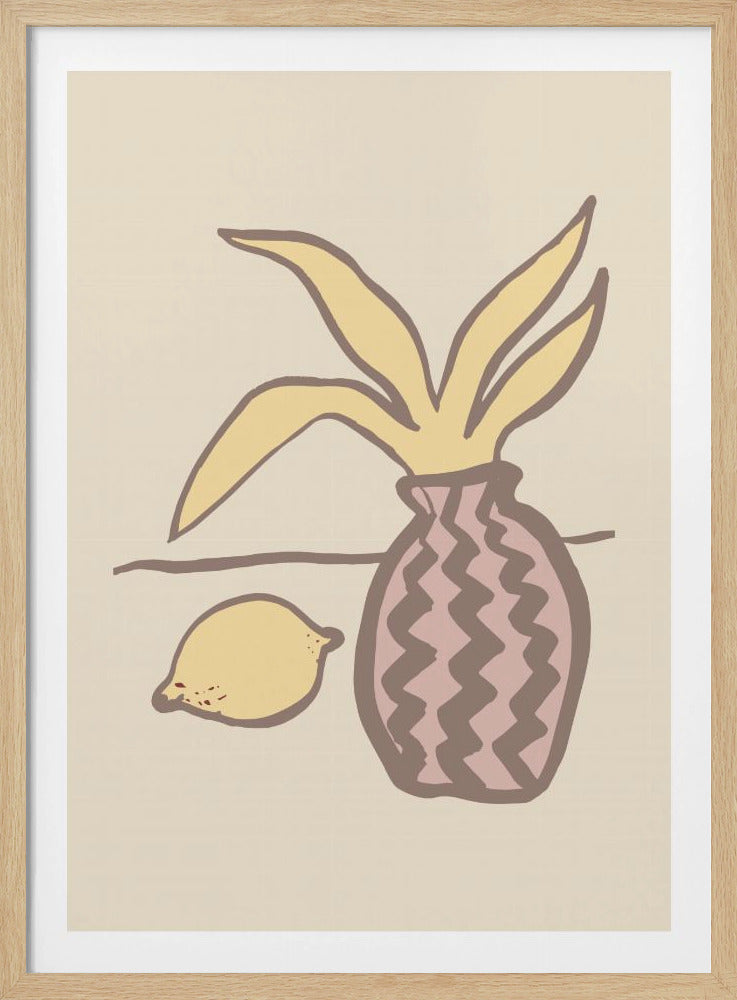 Zitrone | Poster - Kunstdruck