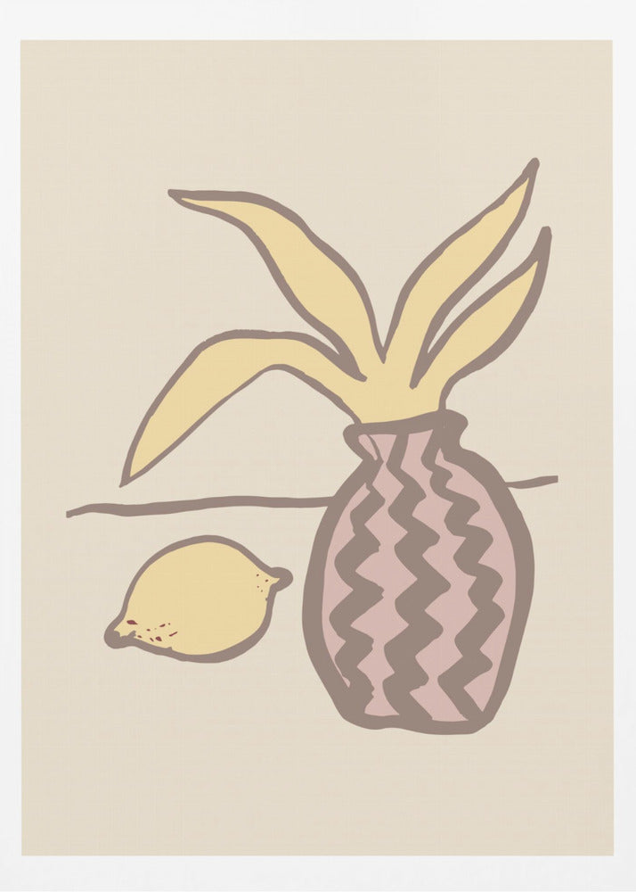 Zitrone | Poster - Kunstdruck