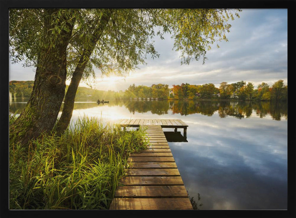 Hyvää huomenta laituri | Julisteet - Taidevedokset