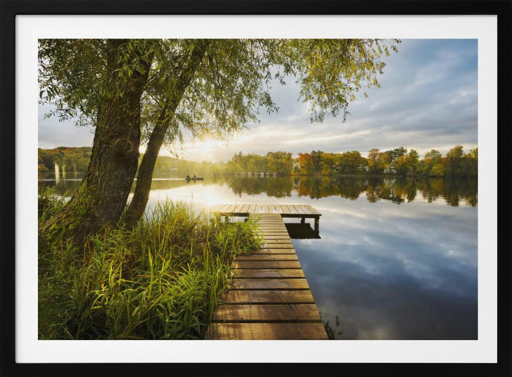 Hyvää huomenta laituri | Julisteet - Taidevedokset