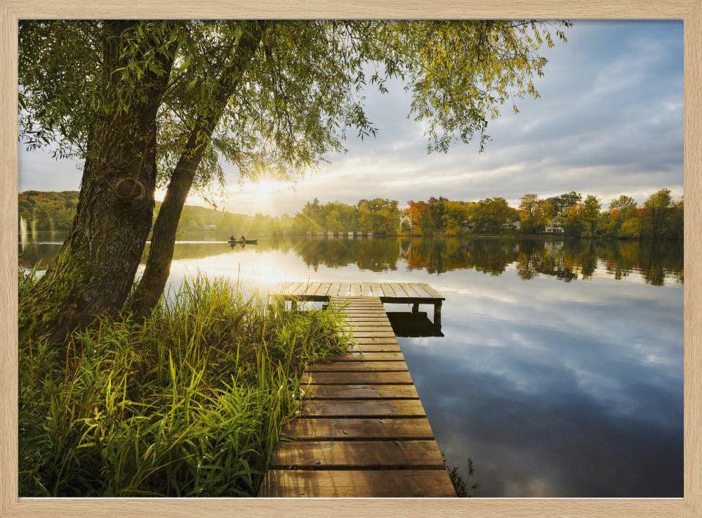 Hyvää huomenta laituri | Julisteet - Taidevedokset