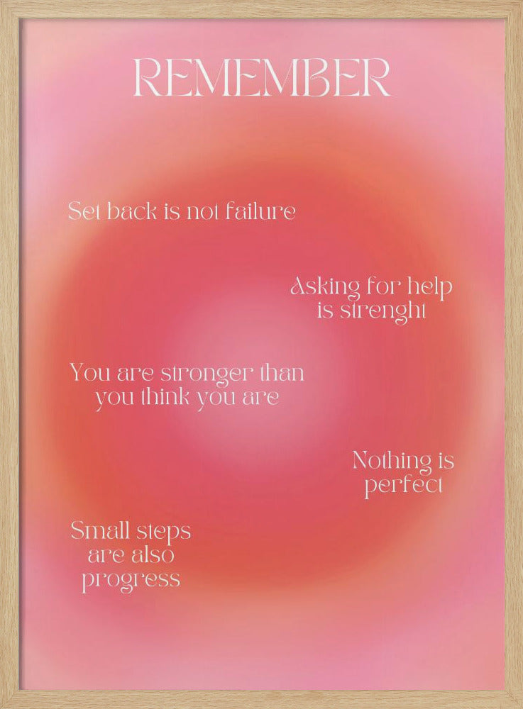 Motivierendes Aura-Poster | Poster