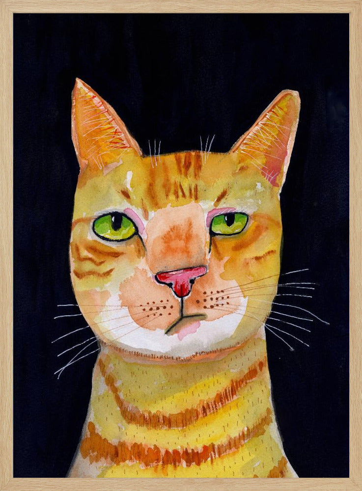 Gato pelirrojo Posters - Impresiones de Arte