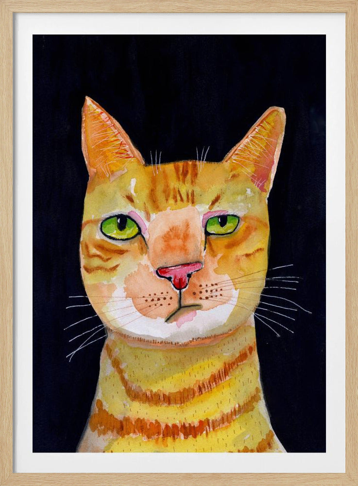 Gato pelirrojo Posters - Impresiones de Arte