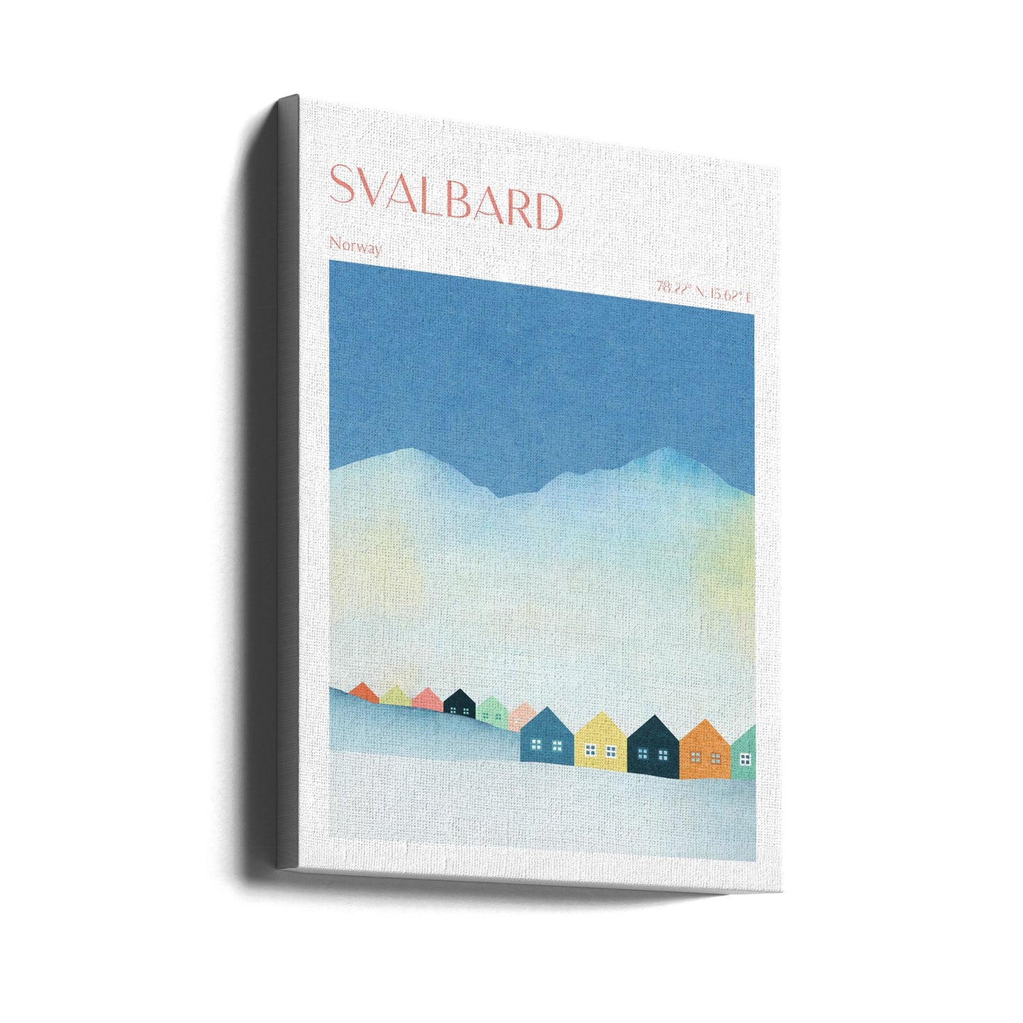 Huippuvuoret, Norja | Canvastaulut