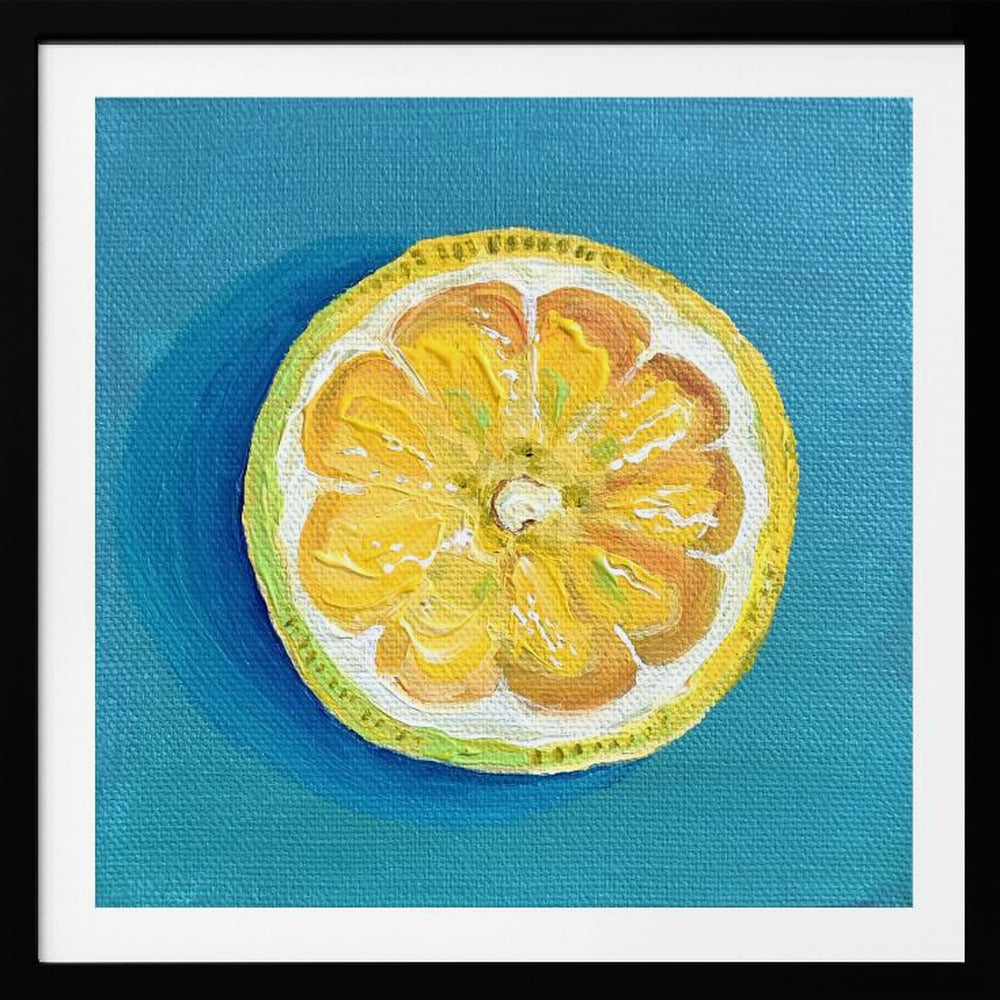 Zitronenscheibe | Poster - Kunstdruck