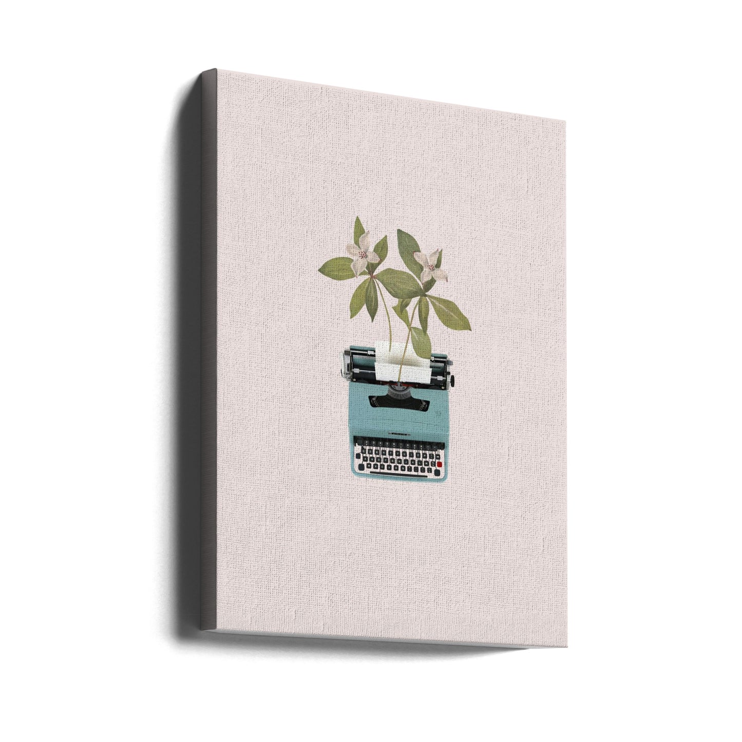 Botanical typewriter | Canvas