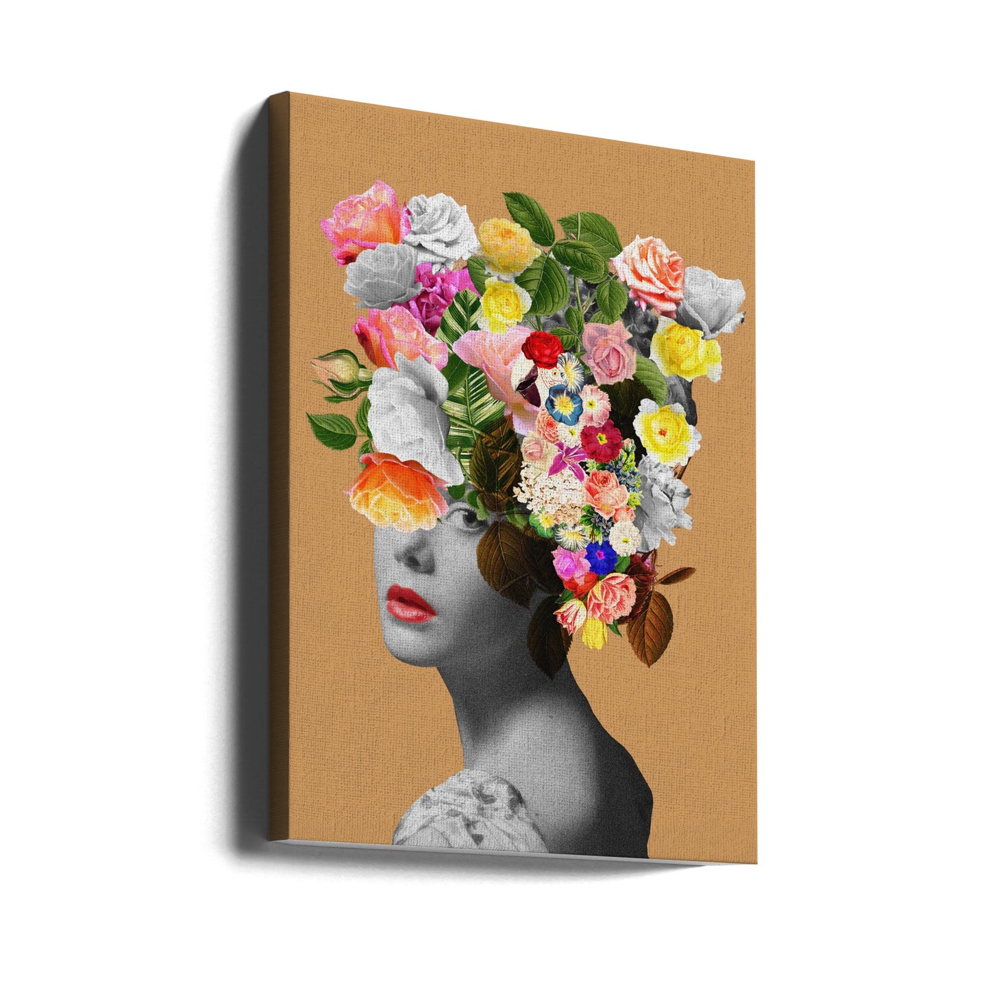 Floral portrait | Canvas