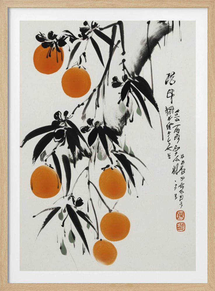Japanilaiset appelsiinit | Julisteet - Taidevedokset