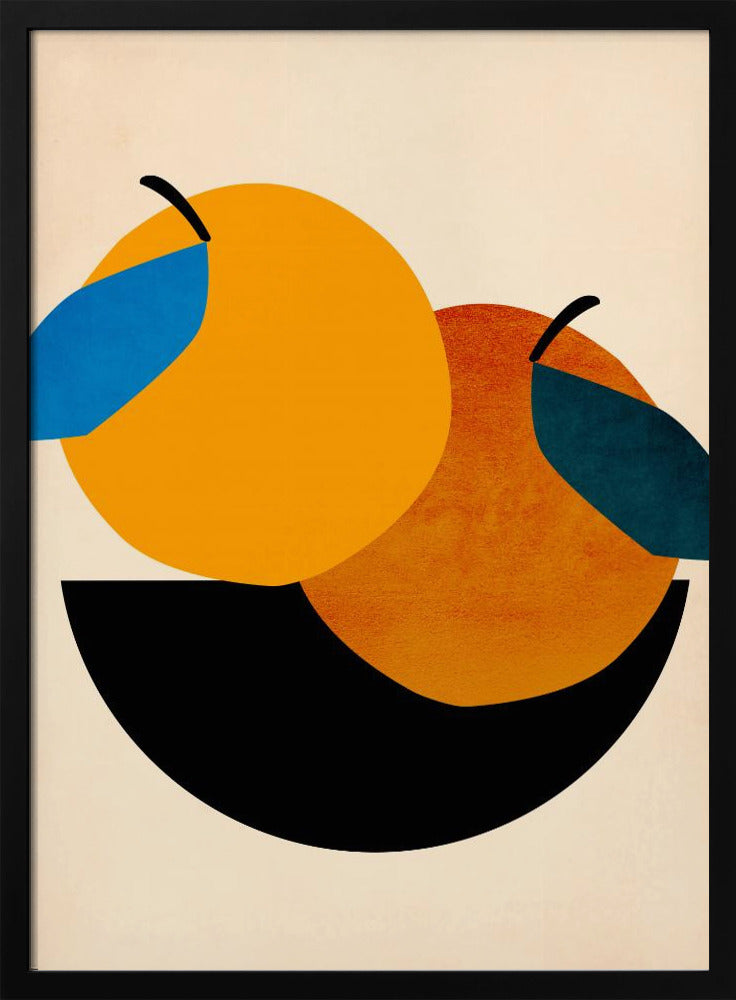 Zwei Orangen | Poster - Kunstdruck