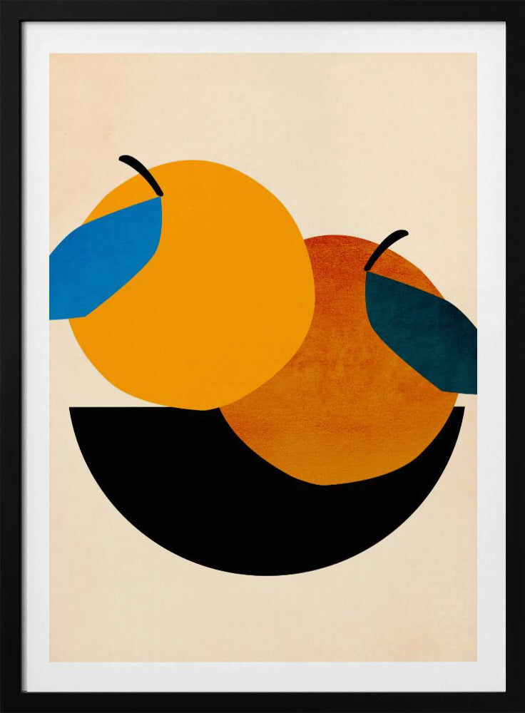 Zwei Orangen | Poster - Kunstdruck