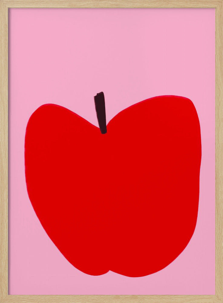 Karmiininpunainen yksinkertaisuus | Julisteet - Taidevedokset