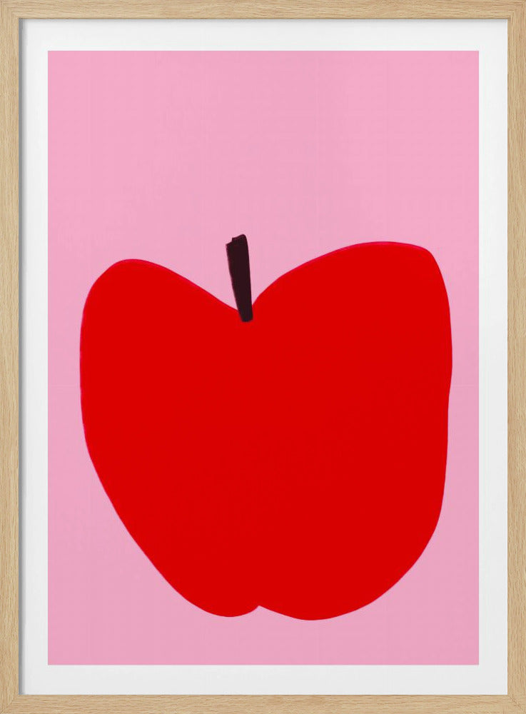 Karmiininpunainen yksinkertaisuus | Julisteet - Taidevedokset