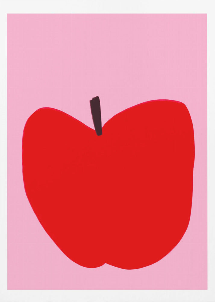 Karmiininpunainen yksinkertaisuus | Julisteet - Taidevedokset