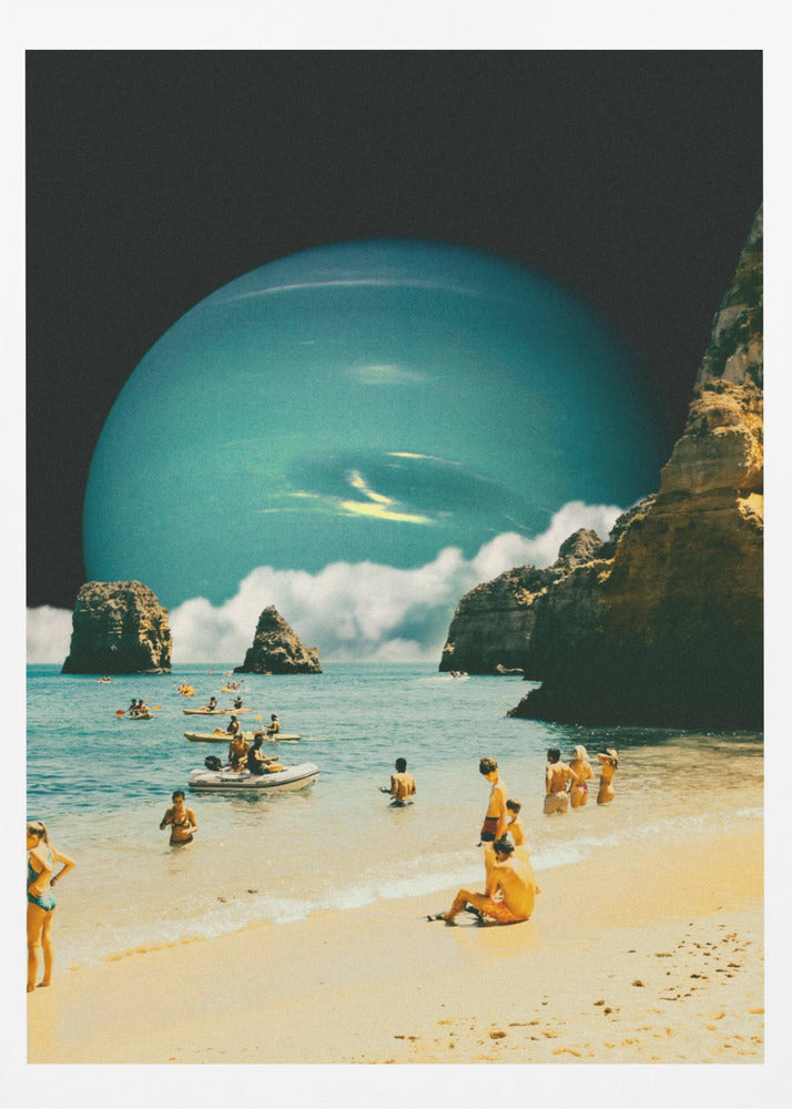 Weltraumstrand | Poster