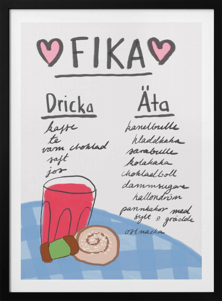 Schwedische Fika-Leckereien | Poster